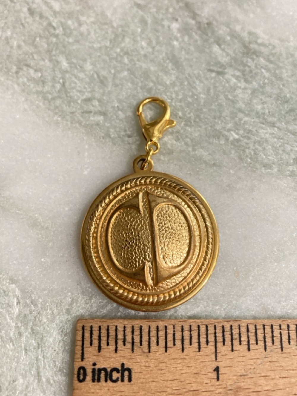 Vintage Dior Button Charm Upcycled - Picture 6 of 8